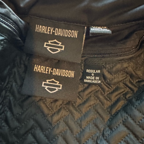 Harley-Davidson Women’s 3 in 1 Black and Orange Jacket - Picture 6 of 11